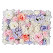 Peony Hydrangea Artificial Flower Wall Panel Mat Backdrop Bulk Wholesale