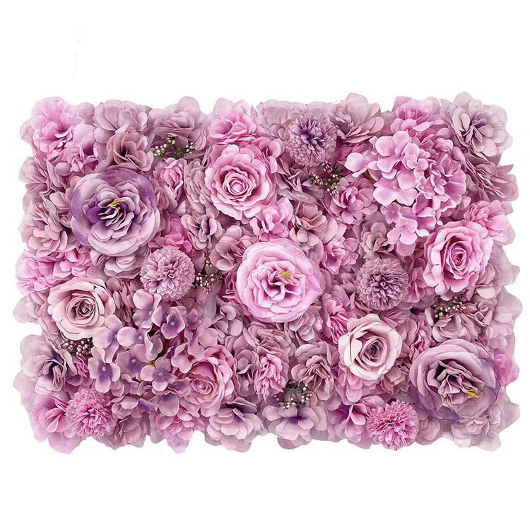 Peony Hydrangea Artificial Flower Wall Panel Mat Backdrop Bulk Wholesale
