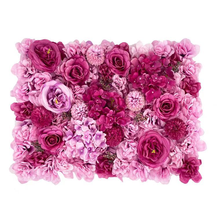 Peony Hydrangea Artificial Flower Wall Panel Mat Backdrop Bulk Wholesale