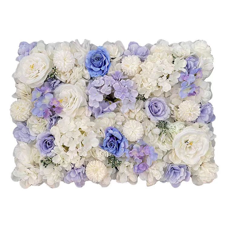 Peony Hydrangea Artificial Flower Wall Panel Mat Backdrop Bulk Wholesale