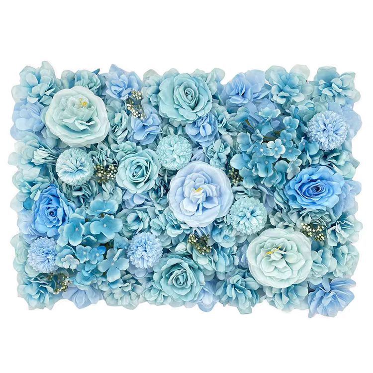 Peony Hydrangea Artificial Flower Wall Panel Mat Backdrop Bulk Wholesale