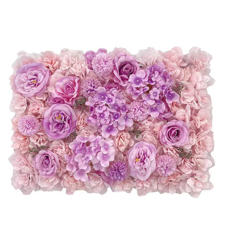 Peony Hydrangea Artificial Flower Wall Panel Mat Backdrop Bulk Wholesale