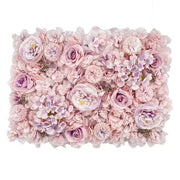 Peony Hydrangea Artificial Flower Wall Panel Mat Backdrop Bulk Wholesale