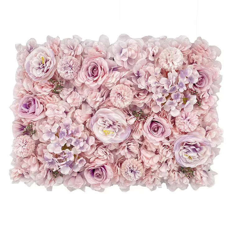 Peony Hydrangea Artificial Flower Wall Panel Mat Backdrop Bulk Wholesale