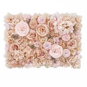 Peony Hydrangea Artificial Flower Wall Panel Mat Backdrop Bulk Wholesale