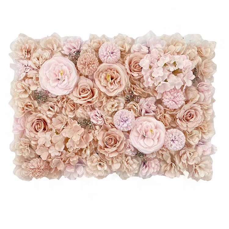 Peony Hydrangea Artificial Flower Wall Panel Mat Backdrop Bulk Wholesale