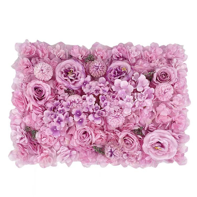 Peony Hydrangea Artificial Flower Wall Panel Mat Backdrop Bulk Wholesale