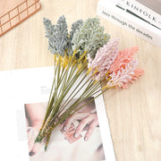 Artificial Foam Vanilla Spike Bush 12 Inch 1 Pc Artificial Flower Stem