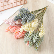 Artificial Foam Vanilla Spike Bush 12 Inch 1 Pc Artificial Flower Stem
