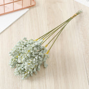 Artificial Foam Vanilla Spike Bush 12 Inch 1 Pc Artificial Flower Stem