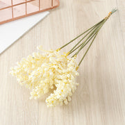 Artificial Foam Vanilla Spike Bush 12 Inch 1 Pc Artificial Flower Stem