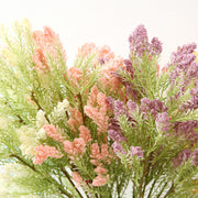 Artificial Foam Vanilla Spike Leaves Bush 27 Inch 10 Pcs Bulk Artificial Foliage