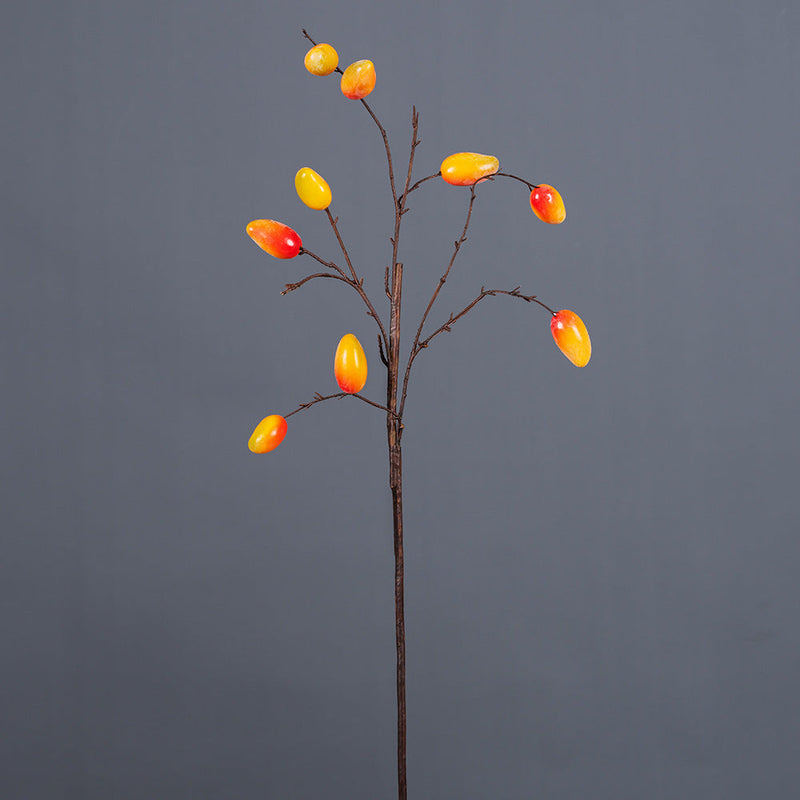 35 Inch Artificial Mango Stems Spray Branches Bulk Quantity