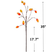 35 Inch Artificial Mango Stems Spray Branches Bulk Quantity