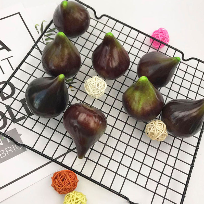 2.5 Inch Artificial Fruit Fig 50 Pcs Bulk Wholesale Decorative Faux Figs