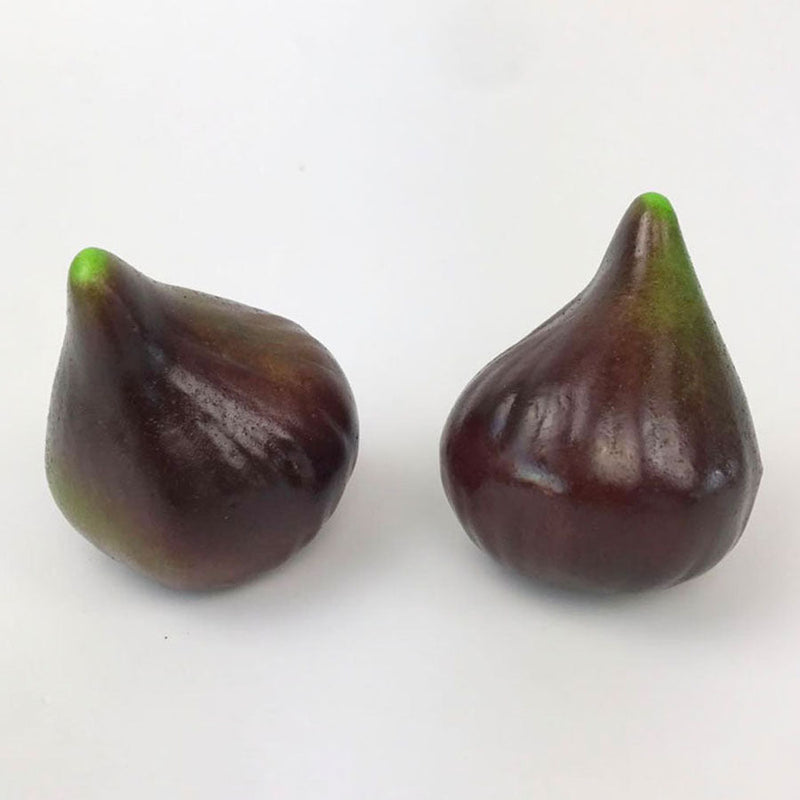2.5 Inch Artificial Fruit Fig 50 Pcs Bulk Wholesale Decorative Faux Figs