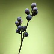 24 Inch Artificial Fig Fruit Branches Stems Bulk 10 Pcs Silk Green