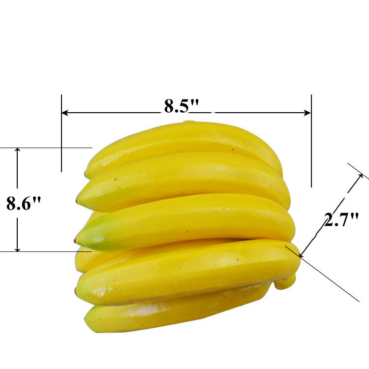 Artificial Plastic Bananas String, Bulk Wholesale, Durable Fruit Decoration