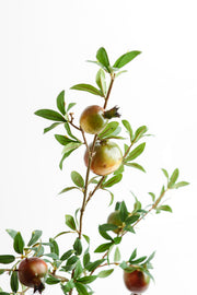 Artificial Pomegranate Branches 37 Inch 10 Pcs Bulk Silk Fruit Stems
