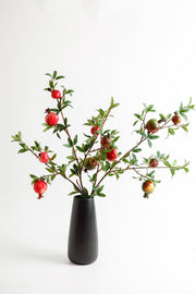 Artificial Pomegranate Branches 37 Inch 10 Pcs Bulk Silk Fruit Stems