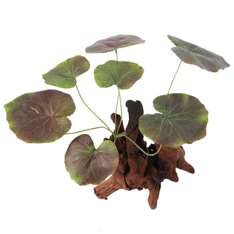 14 Inch Artificial Galax Plant Foliage Greenery 10 Pcs Bulk Stephania Begonia Erythrophylla Leaves