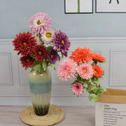 26 Inch Artificial Daisy Gerbera Spray 10 Pcs Faux Silk Flowers Bulk