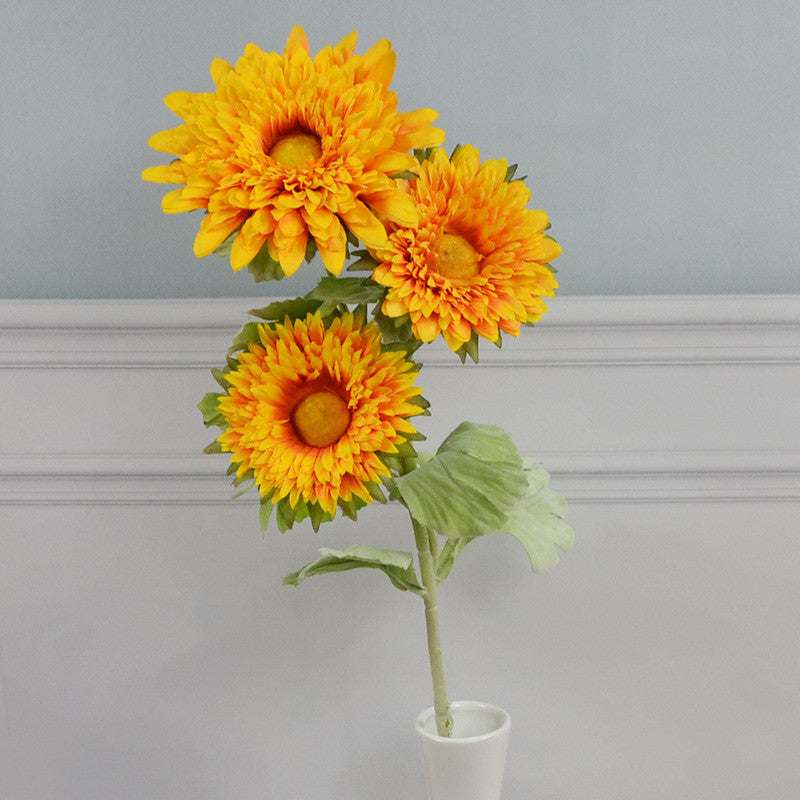 26 Inch Artificial Daisy Gerbera Spray 10 Pcs Faux Silk Flowers Bulk