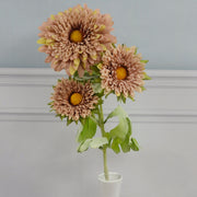 26 Inch Artificial Daisy Gerbera Spray 10 Pcs Faux Silk Flowers Bulk