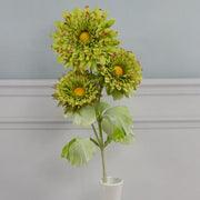 26 Inch Artificial Daisy Gerbera Spray 10 Pcs Faux Silk Flowers Bulk