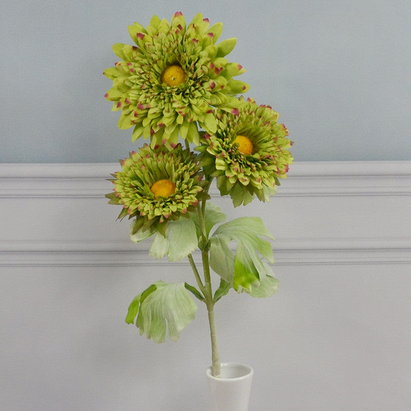 26 Inch Artificial Daisy Gerbera Spray 10 Pcs Faux Silk Flowers Bulk