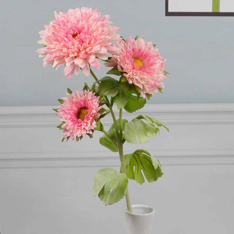 26 Inch Artificial Daisy Gerbera Spray 10 Pcs Faux Silk Flowers Bulk