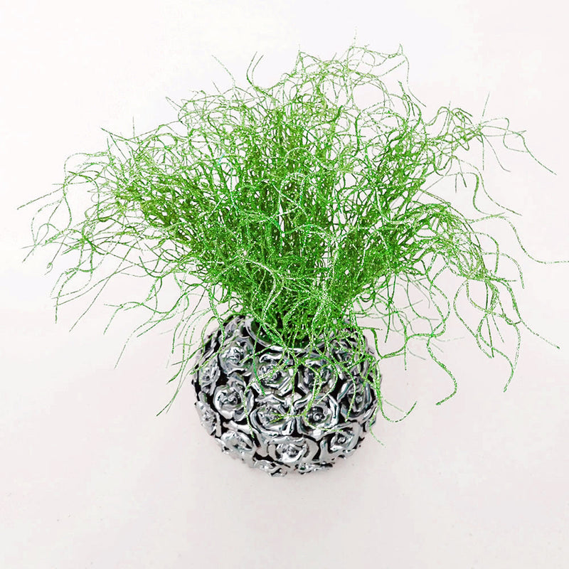 17 Inch Artificial Glitter Christmas Bush Stems 10 Pcs Decorative Picks Ornaments