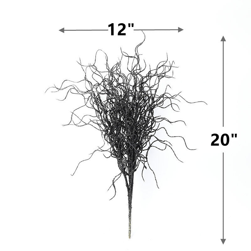 17 Inch Artificial Glitter Christmas Bush Stems 10 Pcs Decorative Picks Ornaments