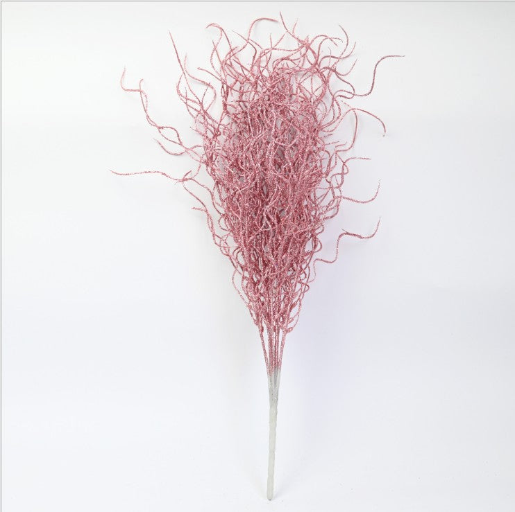 17 Inch Artificial Glitter Christmas Bush Stems 10 Pcs Decorative Picks Ornaments