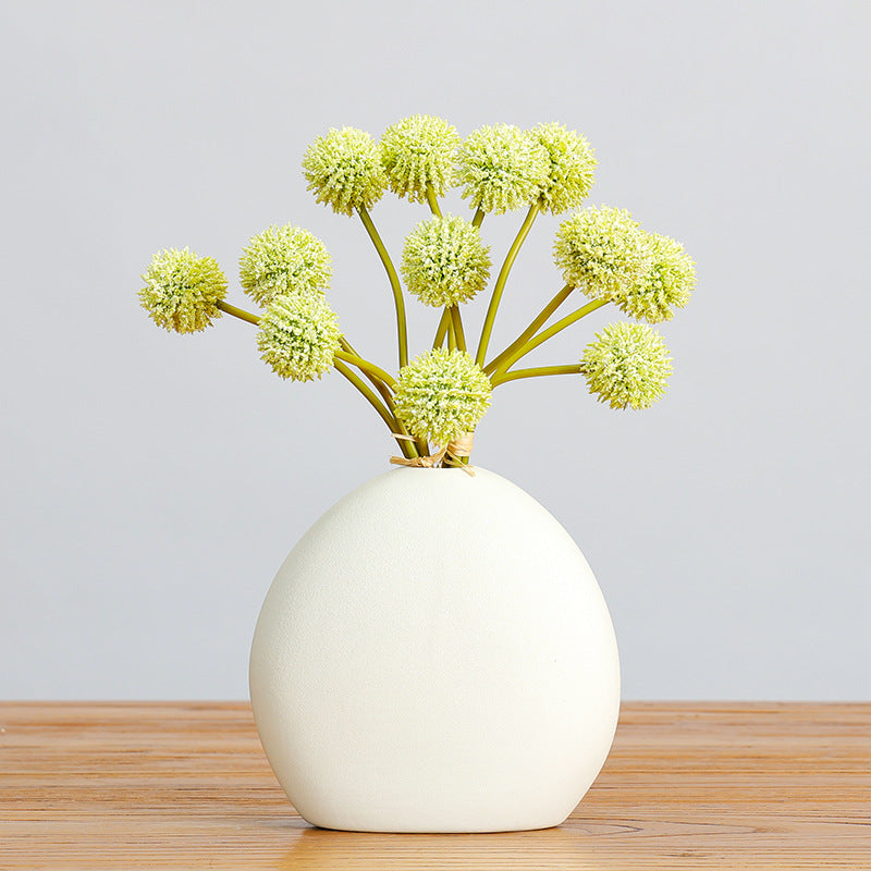 11 Inch Artificial Golden Ball Stems Bouquet, 10 Pcs Bulk Bundle for Autumn Decoration