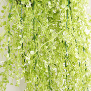 Artificial Golden Ball Willow Hanging Faux Flower Vine, 6 Ft, Bulk Quantity, Silk