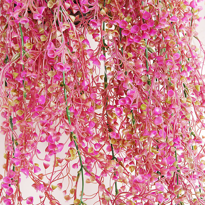 Artificial Golden Ball Willow Hanging Faux Flower Vine, 6 Ft, Bulk Quantity, Silk