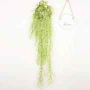 Artificial Golden Ball Willow Hanging Faux Flower Vine, 6 Ft, Bulk Quantity, Silk