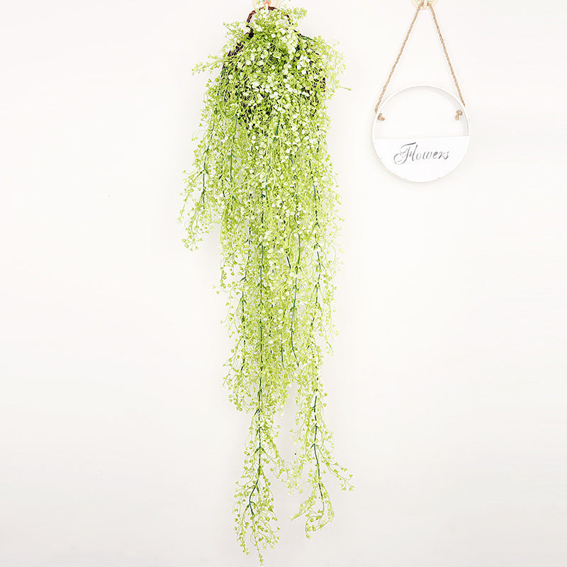 Artificial Golden Ball Willow Hanging Faux Flower Vine, 6 Ft, Bulk Quantity, Silk