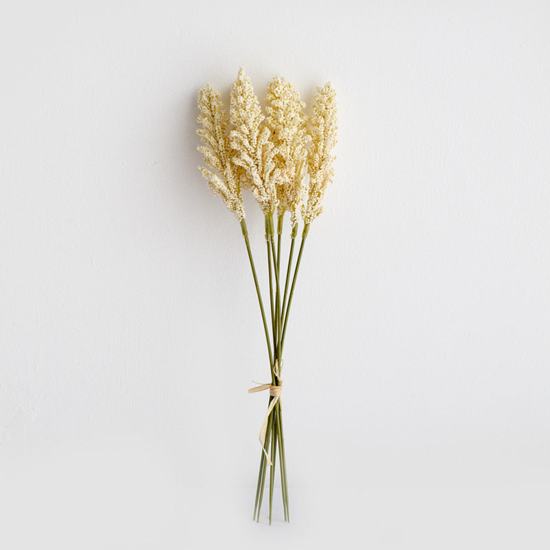 12 Inch Artificial Grain Corn Ears Stems Bulk Wheat Stalk Picks 12 Pcs