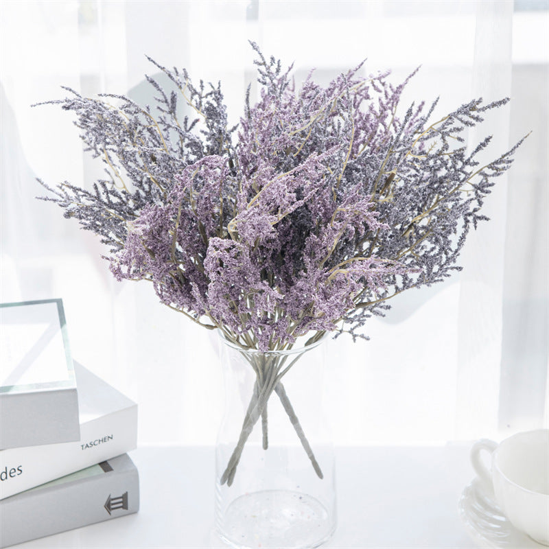 13 Inch Lavender Artificial Flower Bush, Bulk Quantity, Silk Material