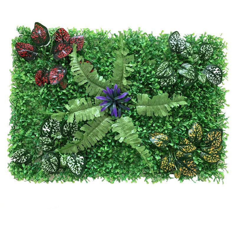 12 Inch Artificial Boxwood Panels Grass Wall Mat Backdrop 12 Pcs UV Protected