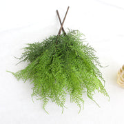 16 Inch Real Touch Asparagus Bush Artificial Greenery Lifelike Indoor Plant