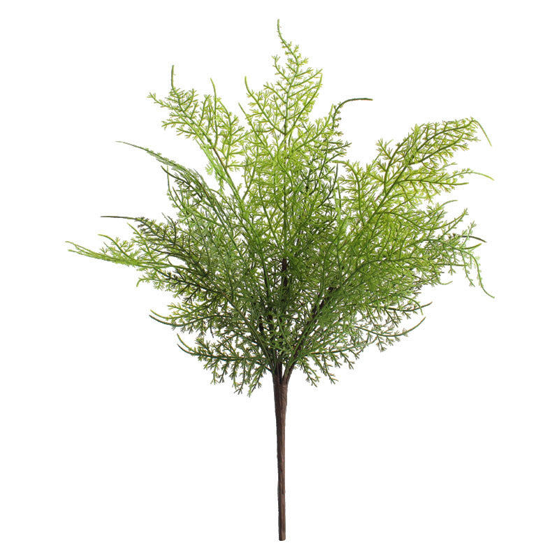 16 Inch Real Touch Asparagus Bush Artificial Greenery Lifelike Indoor Plant