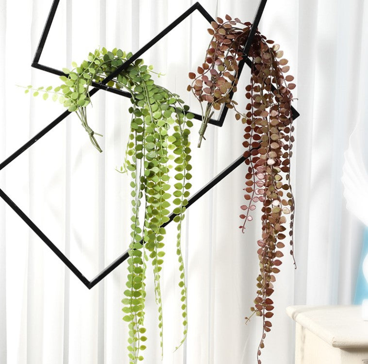 39 Inch Artificial Rattan Round Green Foliage Hanging Vine Bulk Greenery Plant