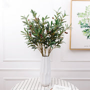 29 Inch Artificial Olive Branches Greenery Stems Bulk Wholesale Floral Arrangements