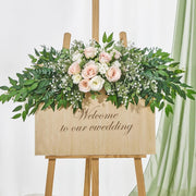 Artificial Greenery Stems 20 Pcs Silk Green Leaves Branches for DIY Wedding Arch Bouquet Vase Filler Table Centerpieces