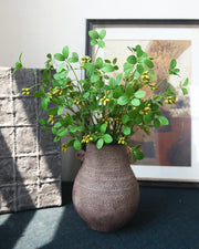 Artificial Greenery Plants with Fruit Stems Branches, Bulk Pack, Realistic Silk Foliage