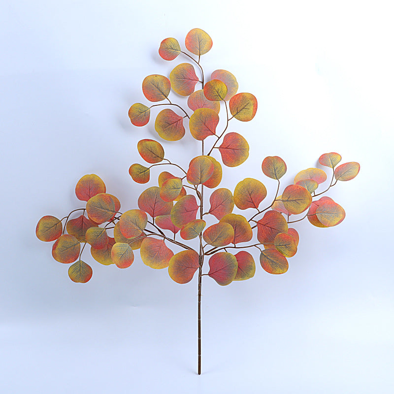 23 Inch Artificial Eucalyptus Stems 23 Pcs Greenery Fall Leaves Bulk Decor