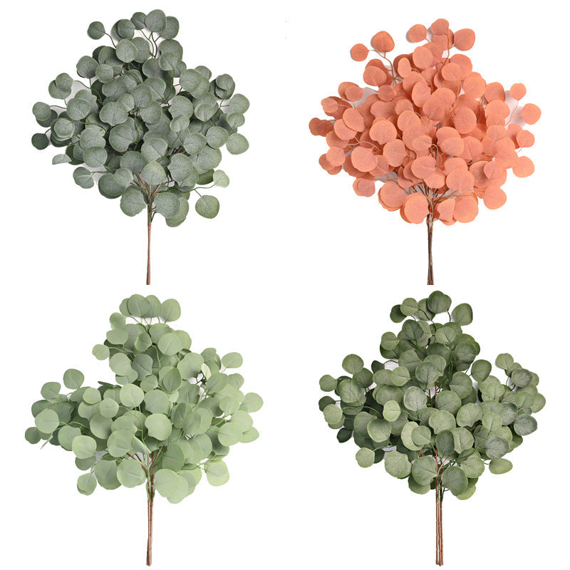 23 Inch Artificial Eucalyptus Stems 23 Pcs Greenery Fall Leaves Bulk Decor